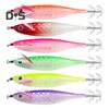 12CM/10G Luminous Shrimp Bait with Squid Jig Hook Realistic Bionic Artificial Lure Saltwater Freshwater Bass Walleye Trout Fishing Accessories