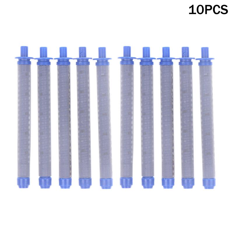 5/10PCS Blue Airless Spray Gun Filters, 60 Mesh Replacement High Pressure Spraying Accessories Airless Sprayer Filters