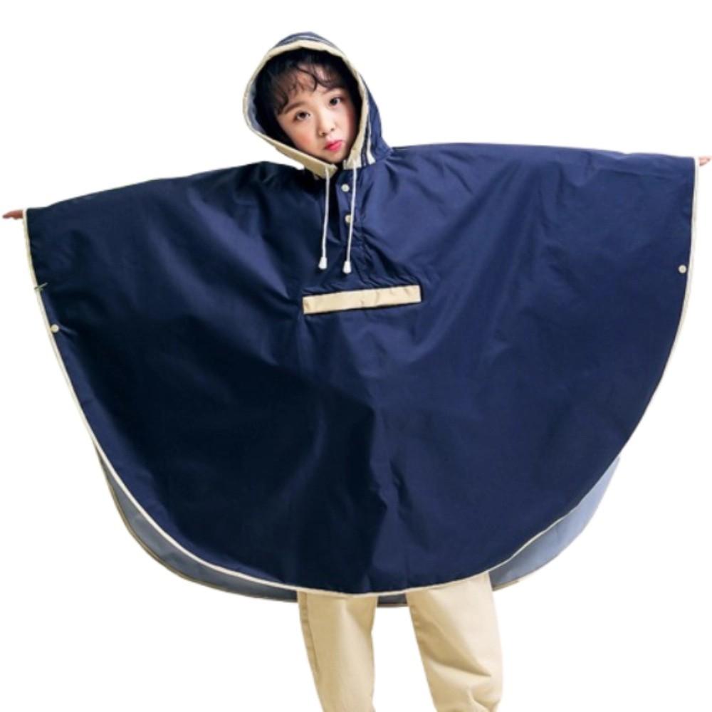 Comfortable Cloak-style Raincoat Breathable Students Rain Jacket School Rain Gear  Outdoor