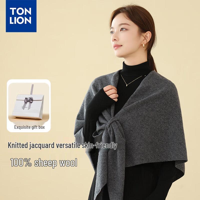 

Tang Shi Women s Wool Triangle Shawl Gift Set