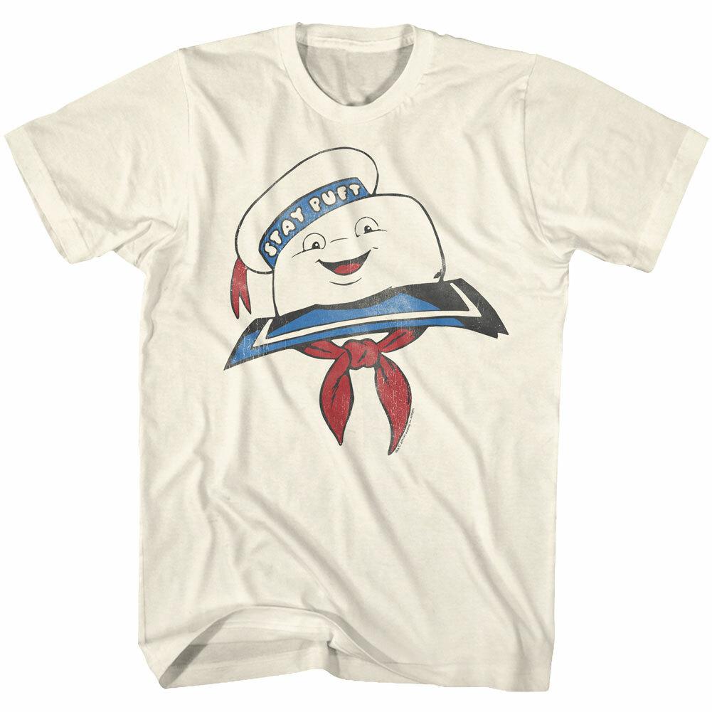 The Real Ghost Busters Stay Puff Marshmallow Bust Photo Men T Shirt S