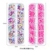 12-Grid Symphony Man Fish Ball Set Flat Bottom Nail Art Diamond Jewelry Mixed Size Nail Art Ornament Mixed