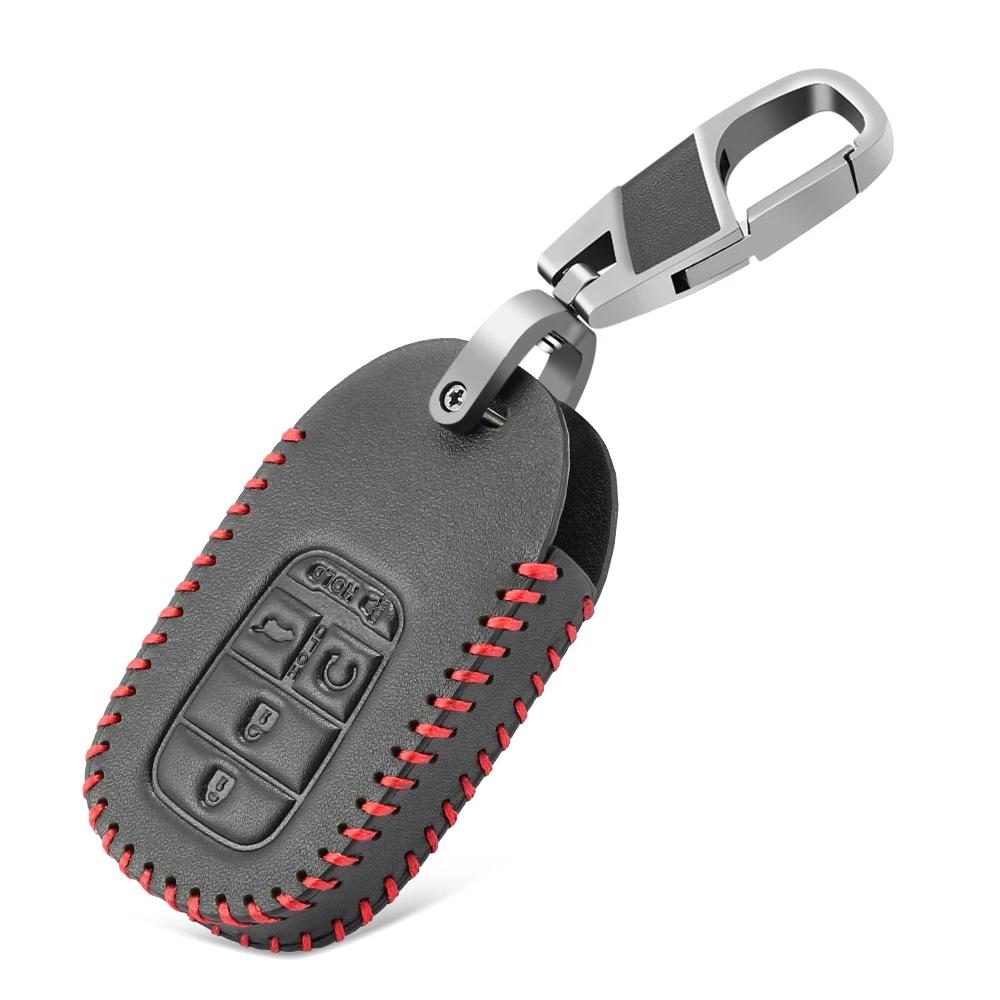 Car Key Case Cover Key Bag for Honda Civic Accord Vezel 2022 Accessories Car-Styling Holder Shell Keychain Protection