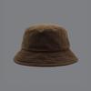 Washed Solid-color Fisherman's Hat, Unisex, Hip-hop Style, Sun Hat
