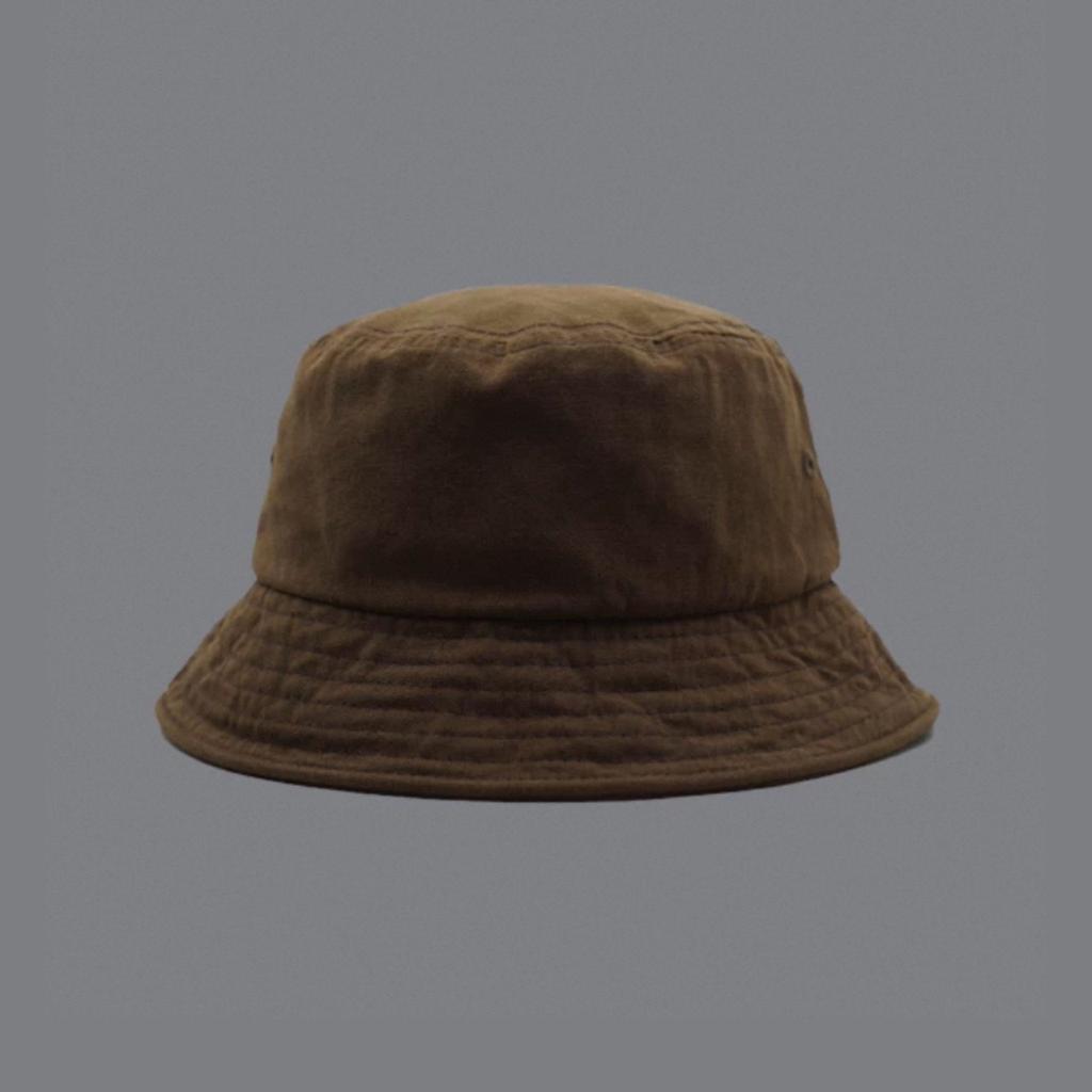 Washed Solid-color Fisherman's Hat, Unisex, Hip-hop Style, Sun Hat