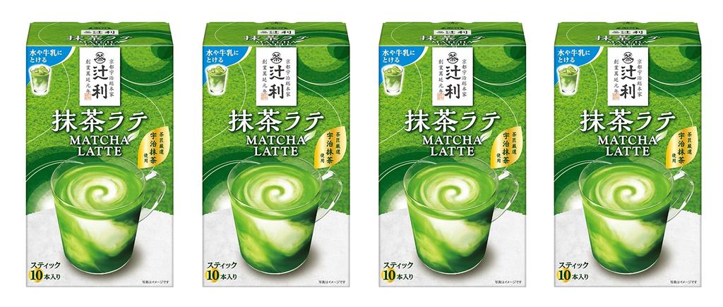 Tsujiri Matcha Latte 130g (10P) x 4