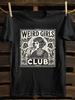 T - Shirt Retro Trendy DesignWEIRD GIRLS CLUBwith Tea Drinking Lady