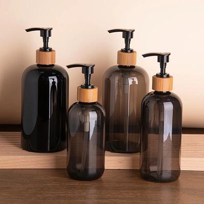 250/500ml Ricaricabile Shampoo Balsamo Grande Capacità Lozione Liquida Sapone Shampoo Pompa a Pressione Erogatore Bottiglia Bottiglia Portatile