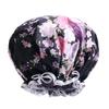 Large Lace Satin Anti-fume Cap PE Lined Waterproof Shower Cap Beauty Home Cap