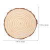 LIOOBO Drawing Blank Board Wood Rounds Unfinished Log Slices Round Cutout Crafts Wood Circles Wood Slice Centerpieces Blank Wood Chips Wood Cutouts