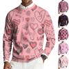 Men's Round Neck Long Sleeve Ribbed Knit Pullover