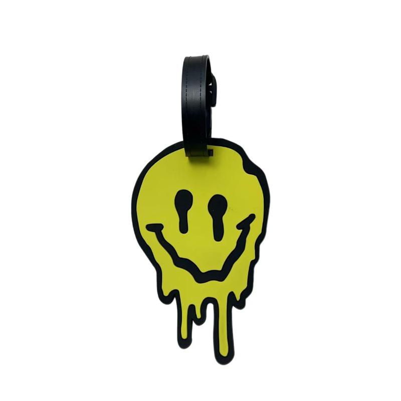 Cute Little Mushroom Cartoon Luggage Tag Luggage Check-in Tag Luggage Anti-lost Identification Tag Bag Ornaments