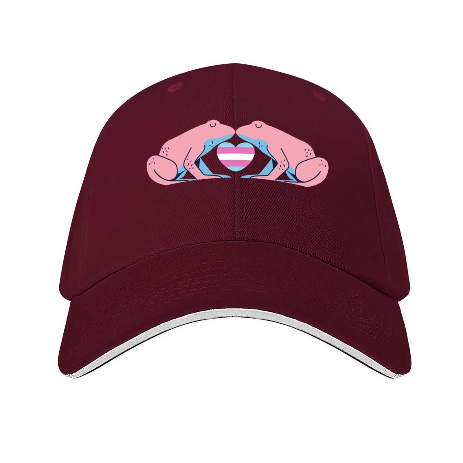 Trans Froggos Baseball Cap sun hat Fishing cap Icon Hood Sun Hats For Women Unisexs