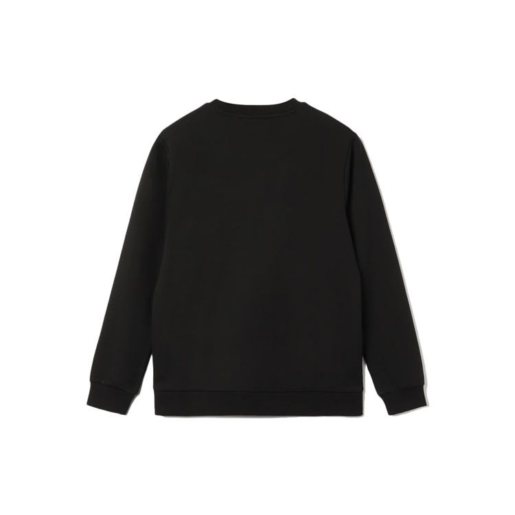 Li Ning Wade Series Letter Print Sports Hoodie Men Hoodies Black AWDR437-1