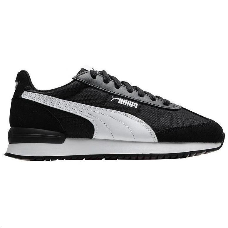 Puma Turin 3 Fabric Synthetic Leather Autumn Fashion Versatile Comfortable Low-Top Lifestyle Casual Shoes Unisex Casual Shoes Black 397149-01