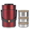 2000ml Insulated Lunch Container 3 Tier Portable Lunch Set Stackable Food Container  For Work