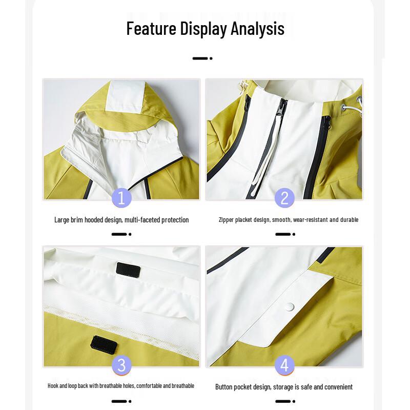 JEANSWEST Men's Outdoor Windbreaker Jacket