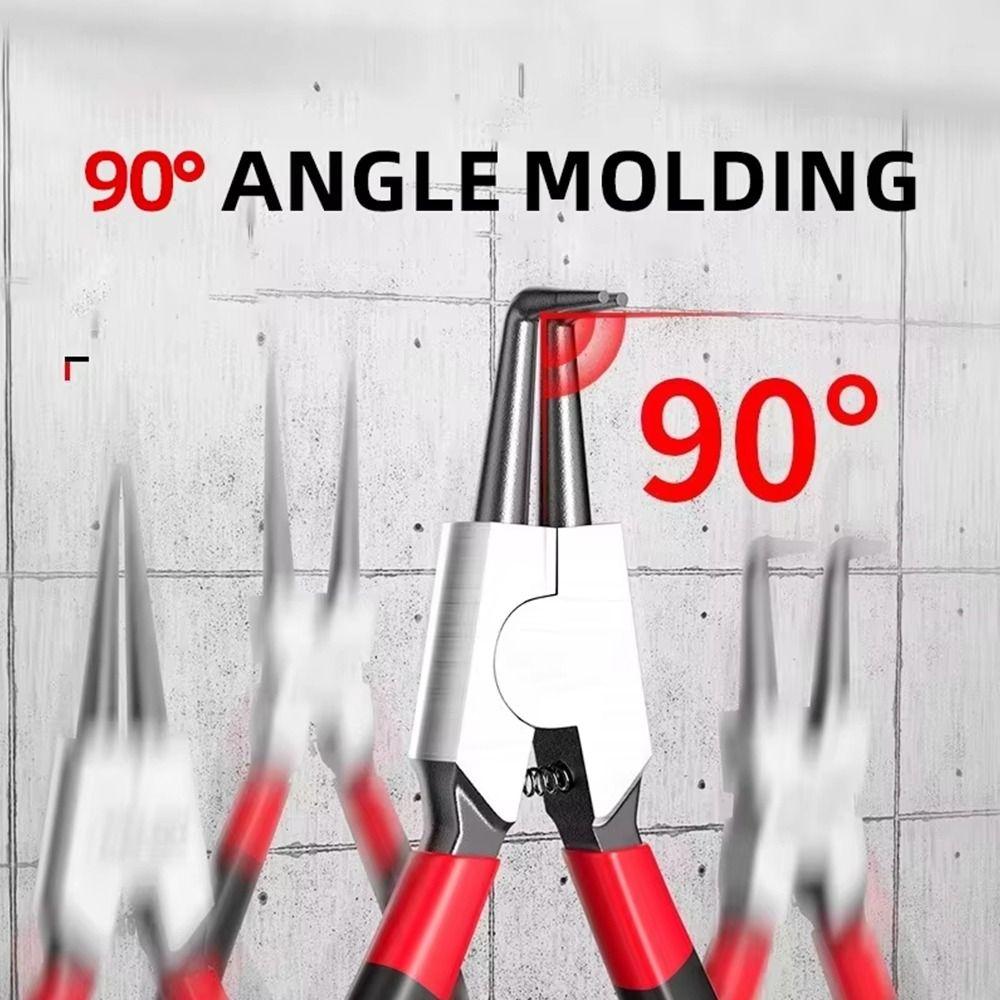 1Pcs 5/7/9inch Straight Tip Pliers  for Removing Installing Puller Locking Rings Shafts