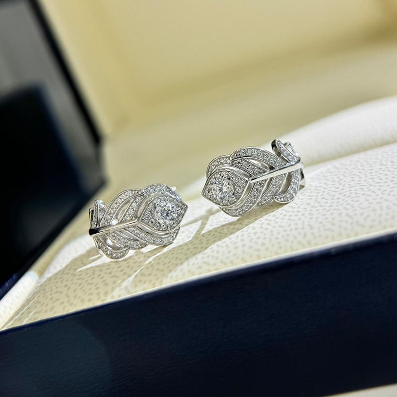 Musla Design Luxury 925 Sterling Silver Angel Earrings for Women High Quality Fashion Brand Jewelry Shiny Design