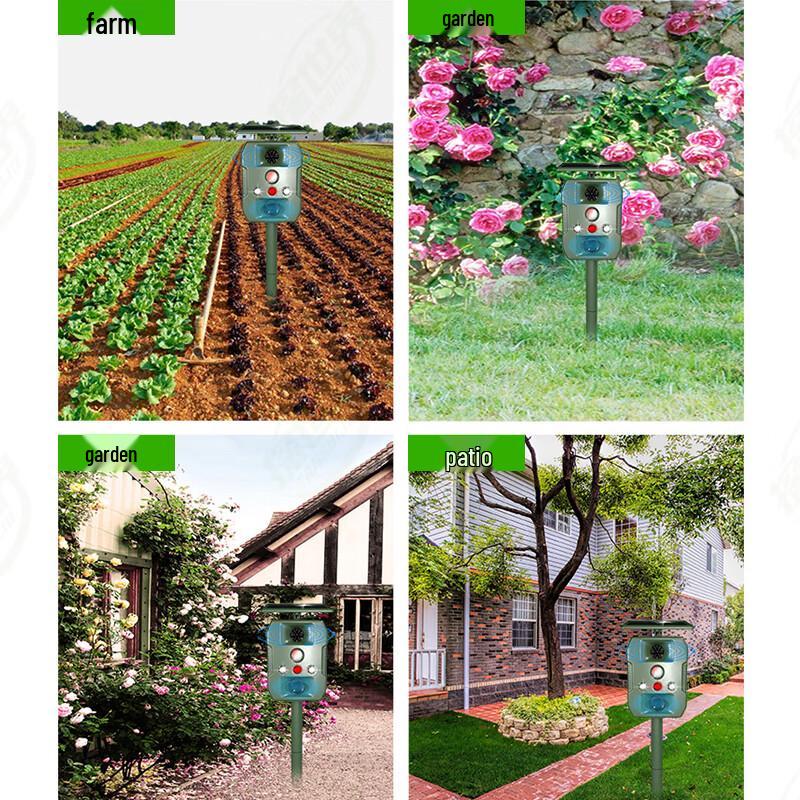 TANSHIJIE Solar Ultrasonic Bird and Pest Repeller