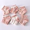 5/6PCS Hot Selling Woman Socks Ethnic Retro Vintage Harajuku Crew Socks Flower Embroidery Fashion Japanese Kawaii Cute Socks Women Gift