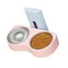 Space Saving Cats Watering Bowl Double Bowl Pet Feeding Bowl Dog Eatting Bowl  for Small Dogs