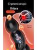 New Model: Manual Vibration Anal Plug for G-Spot & Backdoor Stimulation - Unisex, Beads for Couples