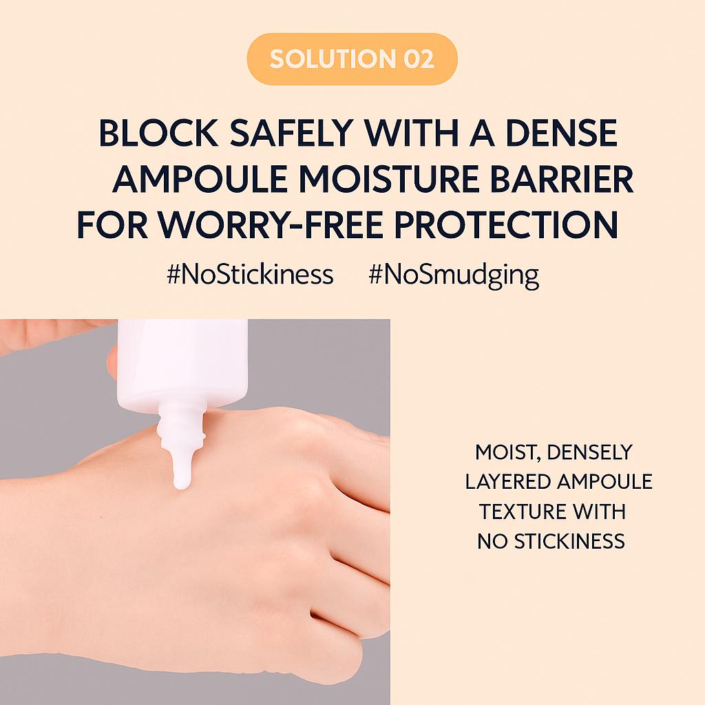 JUNG SAEM MOOL Masterclass Ampoule Sun (50ml) – SPF50+ PA++++ Ultimate UV & Environmental Defense