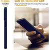 Coque - E.F.CONNECTION - pour Xiaomi Mi 11 Pro - Silicone Bleu Marine - Anti-choc - 2 Vitres Verre Trempé