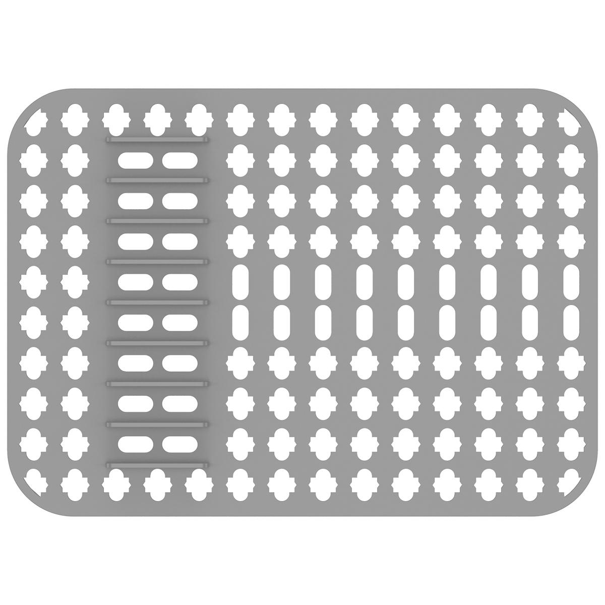 

Защитные накладки для кухонной мойки Нескользящий серый коврик для дна мойки Термостойкая сетка Подставка для сушки посуды Кухонный инструмент M