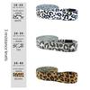 Resistance Band Leopard Printing Exercise Band Elastic Bands for Legs Butt and Arm