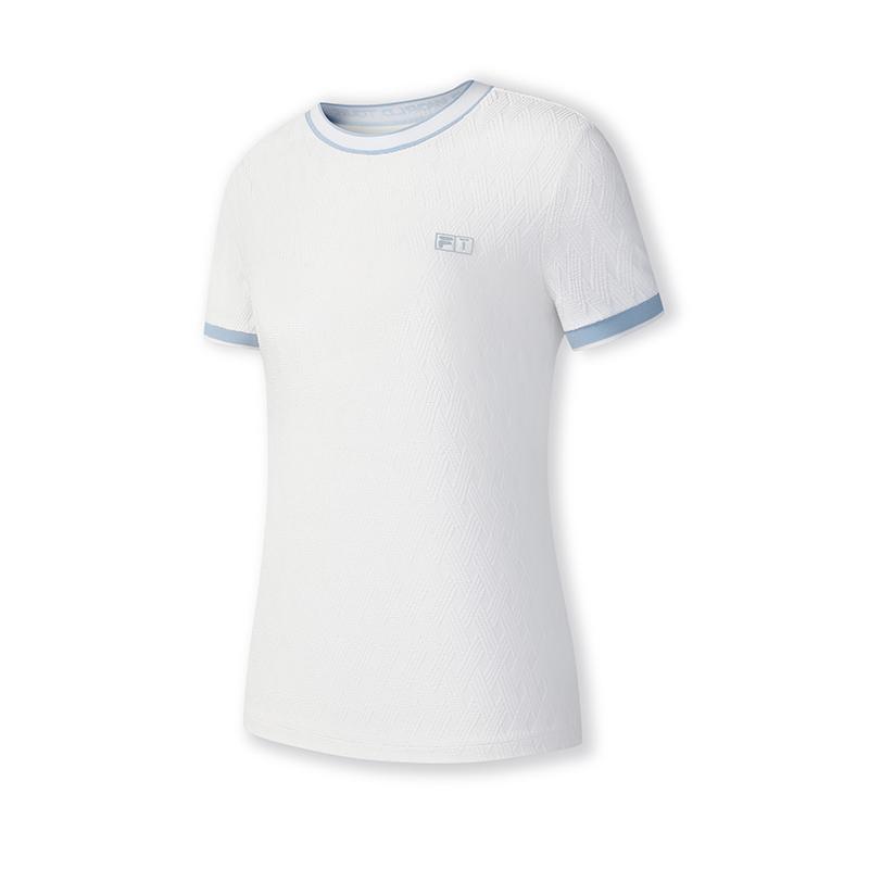 

New FILA ATHLETICSGolf Collection Regular T Shirt Women s Jade White A11W515108F-WT 170/88A/L