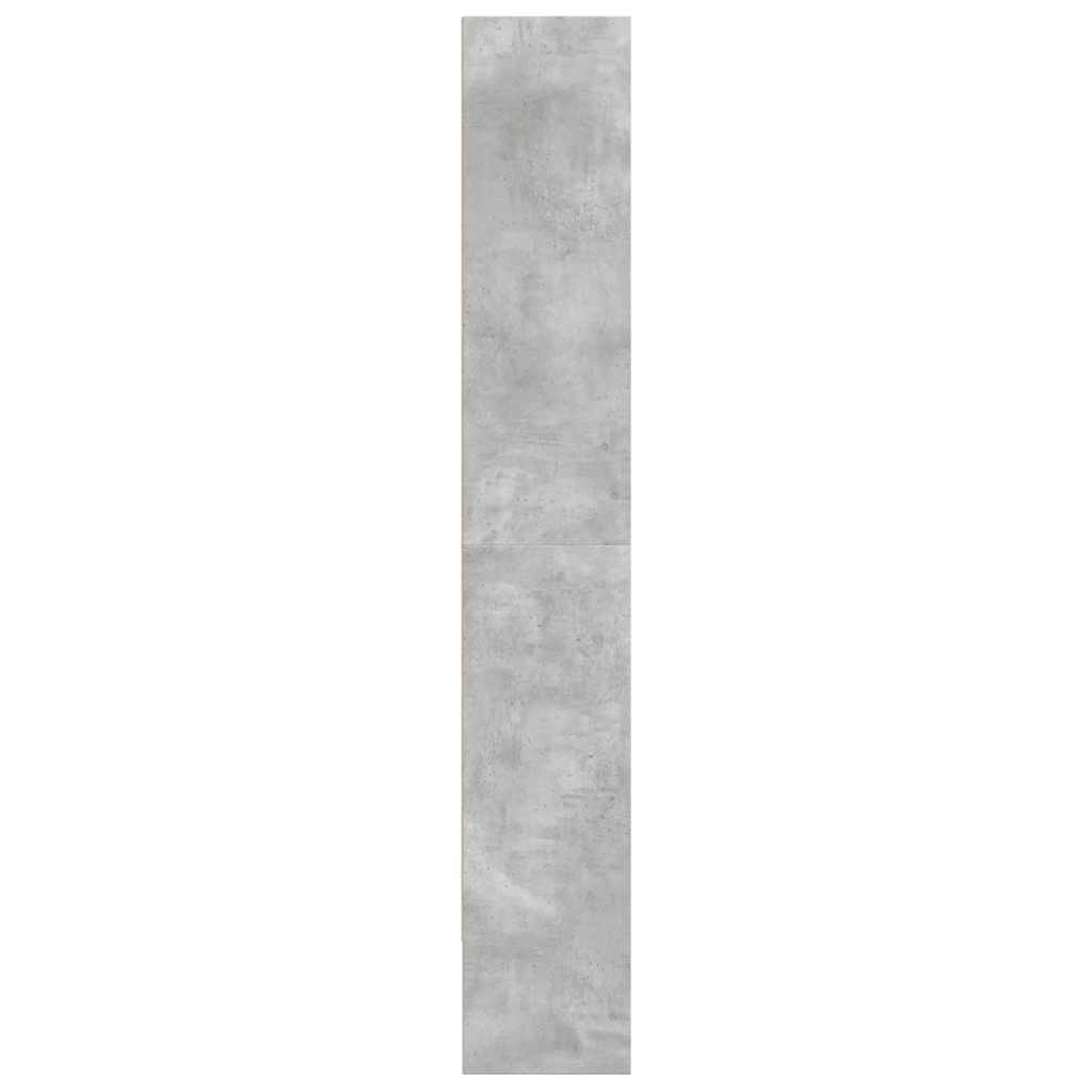 Vidaxl Regał Na Książki, Szarość Betonu, 80X30X189 Cm