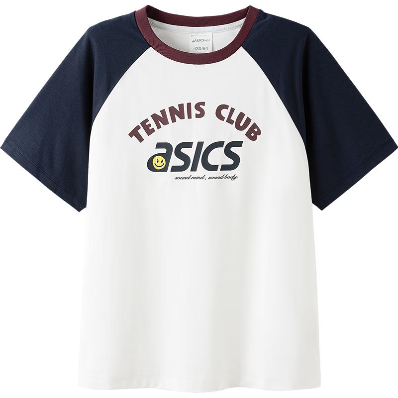 ASICS Kids 2025 Summer Moisture-Wicking Graphic T-Shirt 140