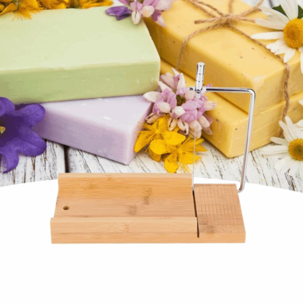 Wooden Cheese Slicer Stainless Steel Wire Food Slicer Durable Cheese Cutting Board  Cake Slicing