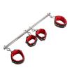 BDSM Bondage Set Stainless Steel Adjustable Telescopic Sex Slave Handcuffs Ankle Cuffs Fetish Restraints Sex Toys for
