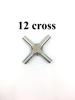 6 8 10 12 mm 1/4 3/8 1/2 3/4 Inch Auto Weld  Cross 4 Ways Pipe Fitting 316L Stainless Steel BA Grade