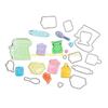 92MF Kitchen Utensils Clear Silicone Stamp & Die Cards Making Paper Crafts Supplies
