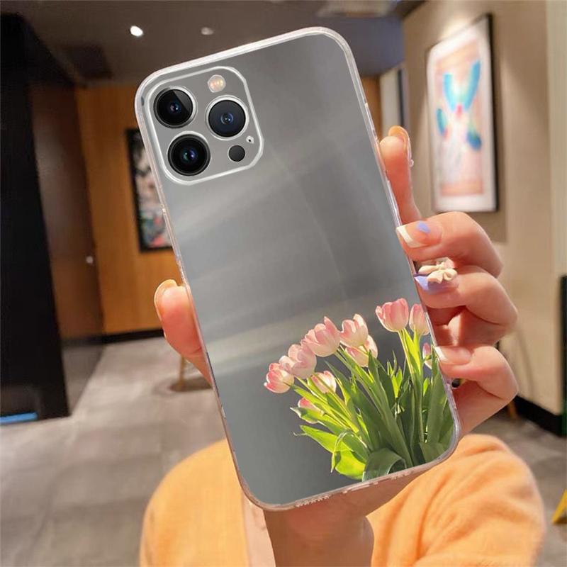 Tulips Phone Case For Iphone 17 Pro Max Air 16 15 14 13 Pro Max 15 16 Pro 15Plus