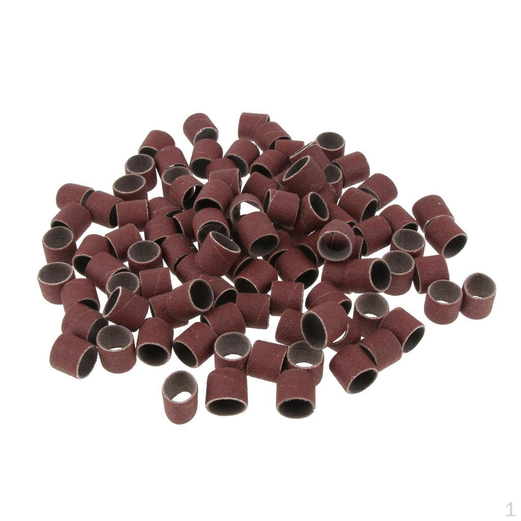 100 Pieces Sanding Drums Sanding Bands Sleeves For Rotary Tools