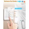 WiFi Smart 2.5D Arc Glass Touch Panel Curtain Switch for Roller Blinds Shutters APP Remote Control Work With Alexa Google Home
