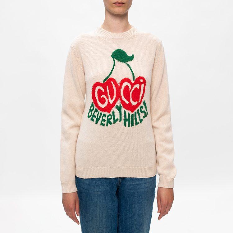 Gucci Sweater Women's Ivory White 629127-XKBHI-9275