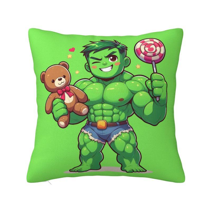 Custom Hulk Cushion Cover 45x45cm Velvet Modern Pillows