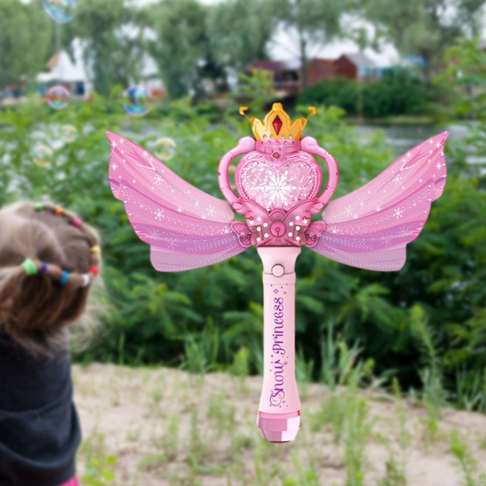 

Princess Bubble Wand Automatic Machine for 3 4 5 6 7 8 Year Old Girls
