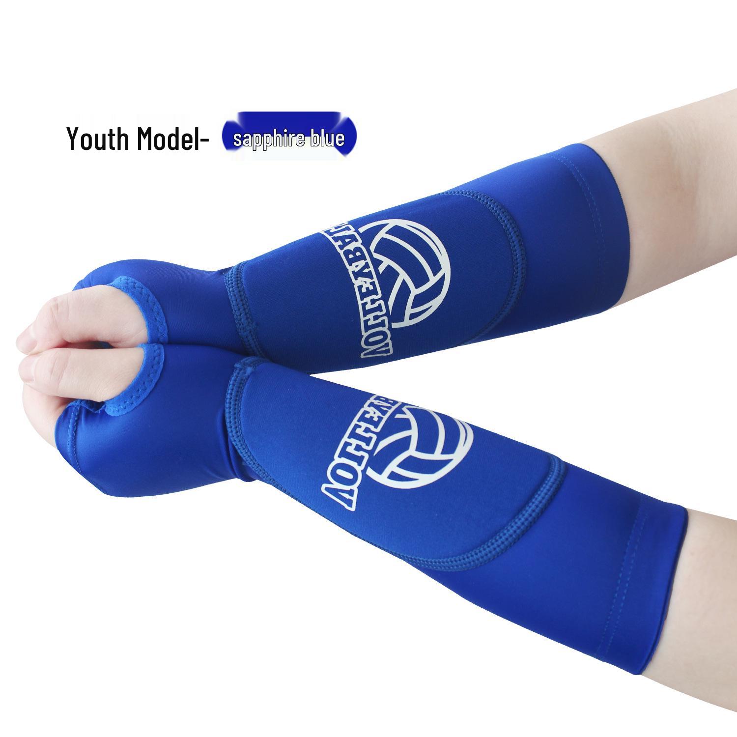 Breathable Compression Arm Sleeves for Sports: Volleyball, Basketball, Tennis, Cycling - Adjustable Sponge Protection Over the Elbow.