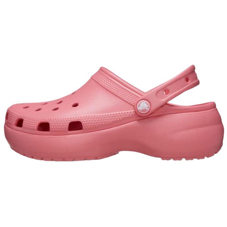 Crocs Women s Classic Platform Clog Hot Blush Comfort Slip On 206750-6XF 34-35