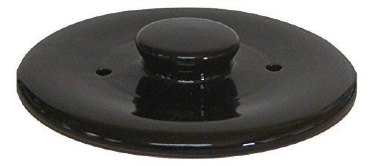 

Банко Варе Гинпо Керамика Дизайн Хризантемы Рисовый Донабе Внутренняя Крышка Крышка Рисовый Черный (Только внутренний) (Для 2-чашечной рисоварки), чёрный