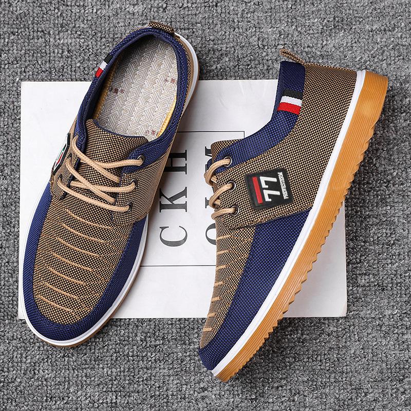 [30-day hot-selling 1642 pieces] New old Beijing cloth shoes men's lace-up work shoes breathable and versatile casual shoes