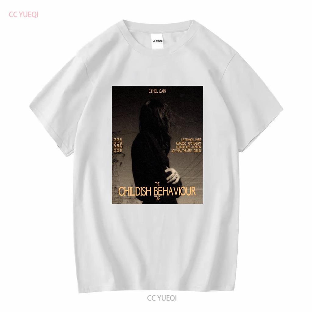 The Childish Behaviour Tour 2024 Ethel Cain Cotton T Shirt Full Size S 5xl Se324 Long Or Short Sleeves Vintage Washed Stylish