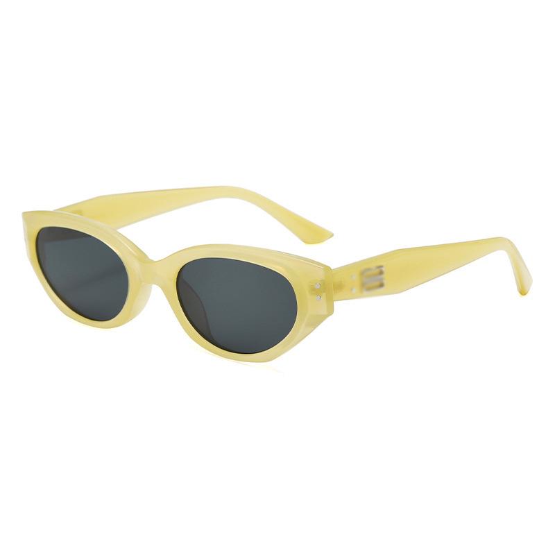 Korean Cat Eye GM UV Protection Sunglasses for Women - Metal Hinge & Fashionable Street Style
